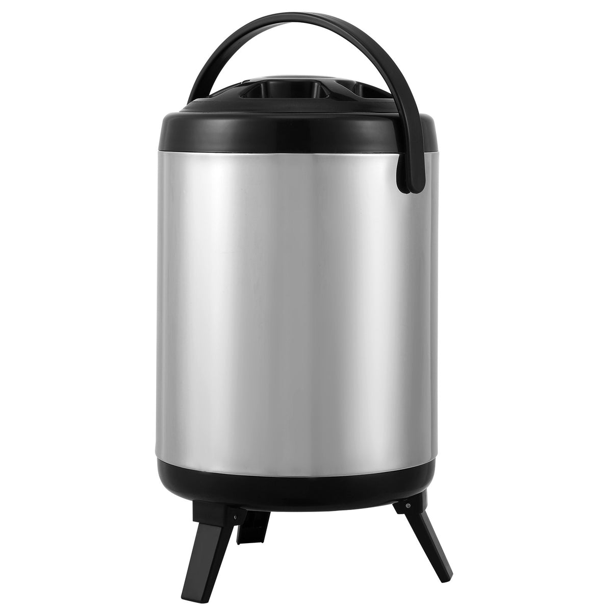 Stainless Steel Insulated Beverage Dispenser, 6 Liter, Thermal Hot and Cold Drink Server Dispenser with V952-YLHLQQYX8L00TYE16V0