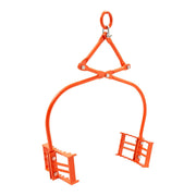 609mm Stone Lifting Tongs, 2-Claw Rock Tongs, Heavy Duty Steel Log Tongs, 500KG Lifting Capacity, Swivel Log V952-YMBYQ24YC2ZBYQ5WXV0