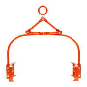 609mm Stone Lifting Tongs, 2-Claw Rock Tongs, Heavy Duty Steel Log Tongs, 500KG Lifting Capacity, Swivel Log V952-YMBYQ24YC2ZBYQ5WXV0