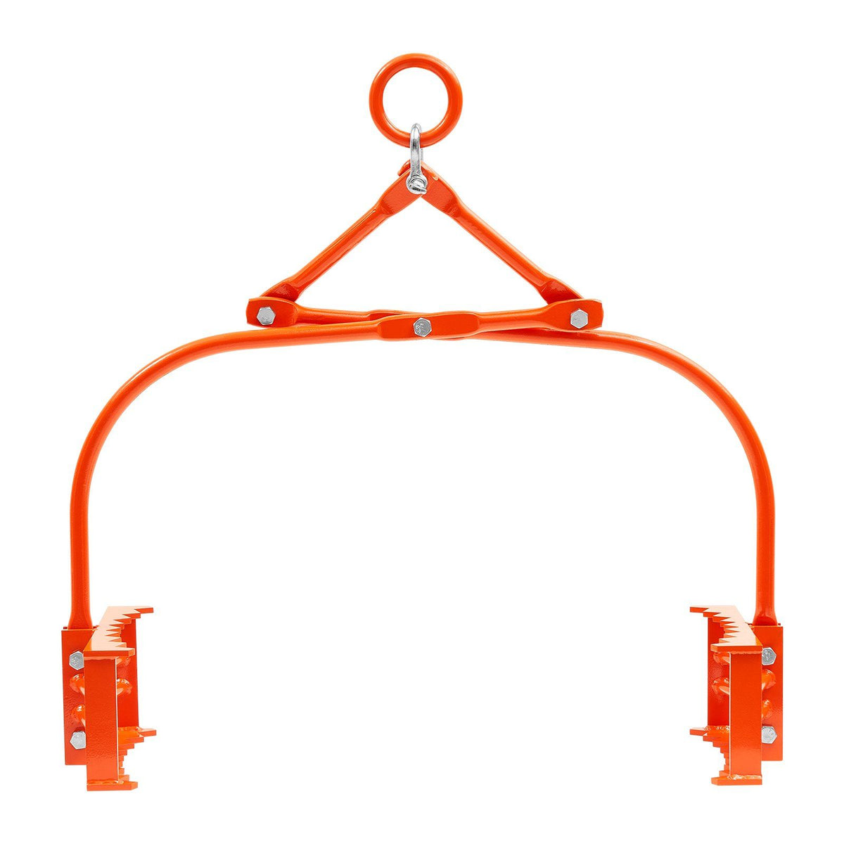 609mm Stone Lifting Tongs, 2-Claw Rock Tongs, Heavy Duty Steel Log Tongs, 500KG Lifting Capacity, Swivel Log V952-YMBYQ24YC2ZBYQ5WXV0