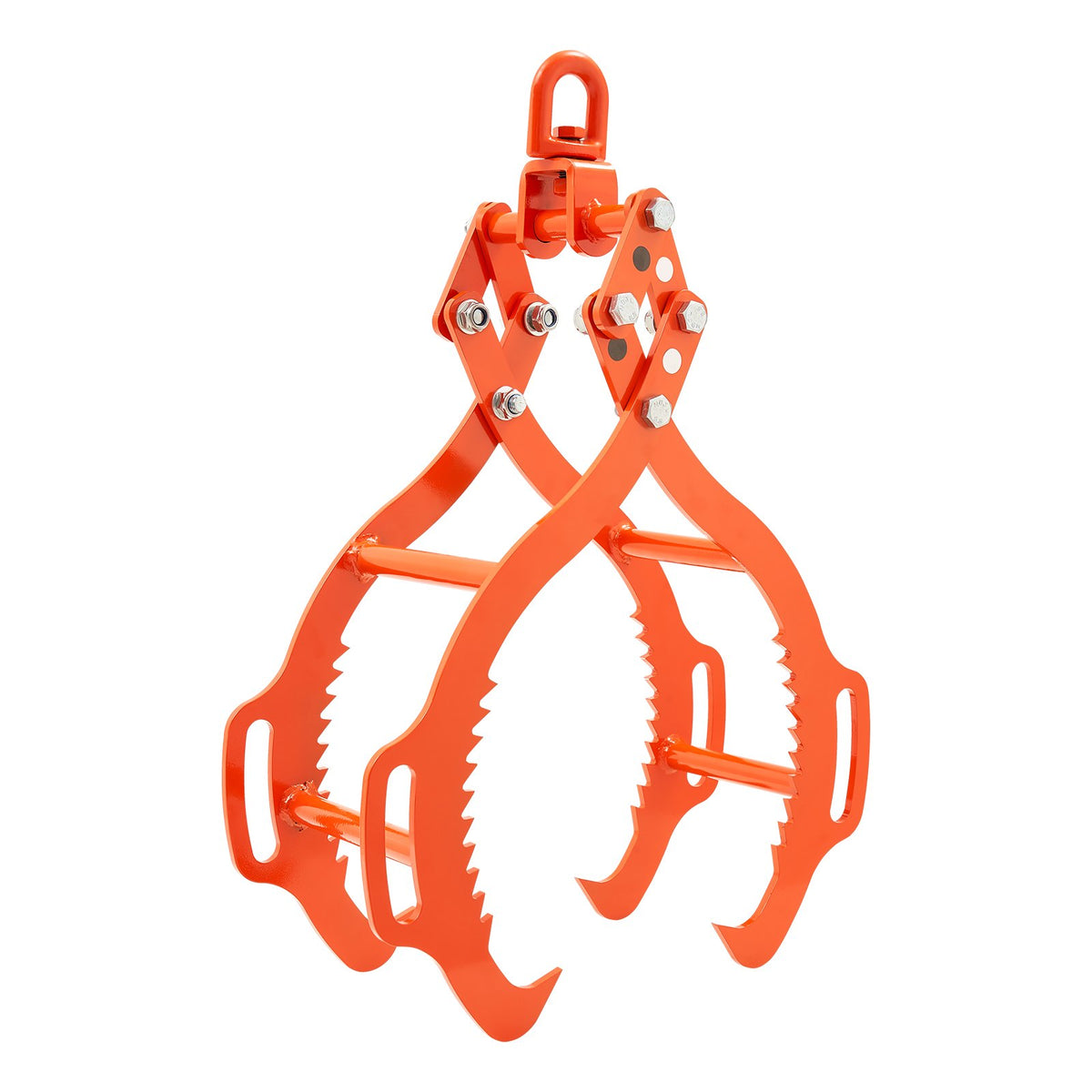 28in Log Lifting Tongs, 4-Claw Log Tongs, Heavy Duty Steel Log Grapple, 2650LBS Lifting Capacity, Swivel Log V952-YMBYQ28YC4ZKCWY9ZV0