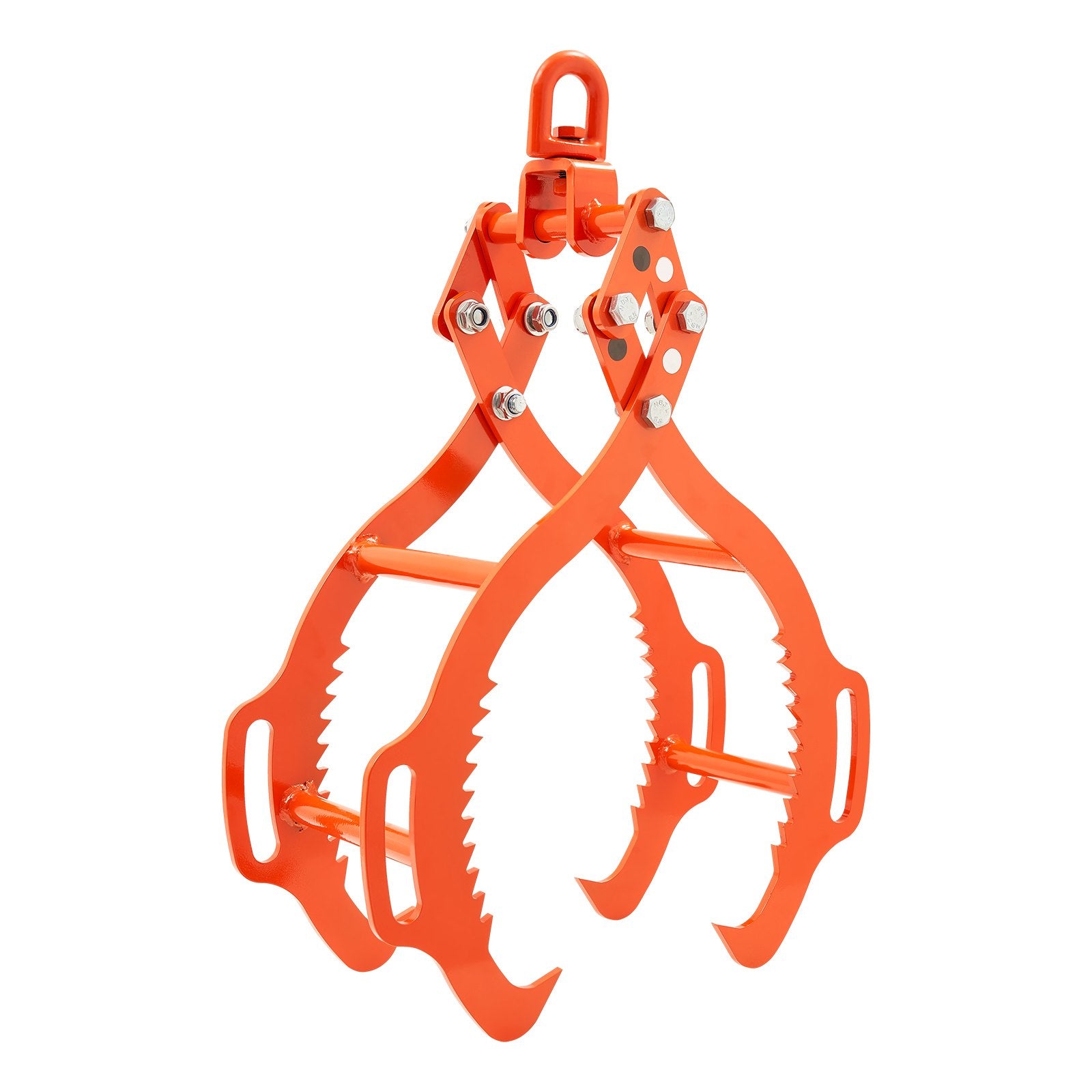 32in Log Lifting Tongs, 4-Claw Log Tongs, Heavy Duty Steel Log Grapple, 2200LBS Lifting Capacity, Swivel Log V952-YMBYQ32YC4ZKTXLZPV0