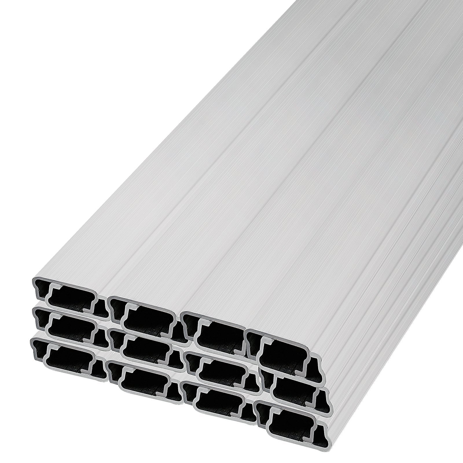 Spring Wire and Lock Channel, 2m Spring Lock & U-Channel Bundle for Greenhouse, 40 Packs PE Coated Spring V952-YMCKCTZLHJ240A6BKV0
