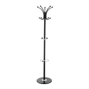 Freestanding Coat Rack, Metal Coats Rack Stand with Umbrella Holder, Stable Marble Base & 14 Hooks, Hall Coat V952-YMJDSJJSSCP01JCLY001V0