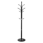 Coat Rack Freestanding, Coats Tree Stand with Stable Marble Base & 6 Hooks, Free Standing Hall Coat Rack for V952-YMJWGSJSSCP0JYMX6001V0