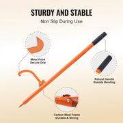 Log Peavey, 46.5 in, Metal Handle Log Lifter, Heavy Duty Log Roller with Max 19 in Opening, Rust-Resistant V952-YMQJDJTLOGPEK16G3V0