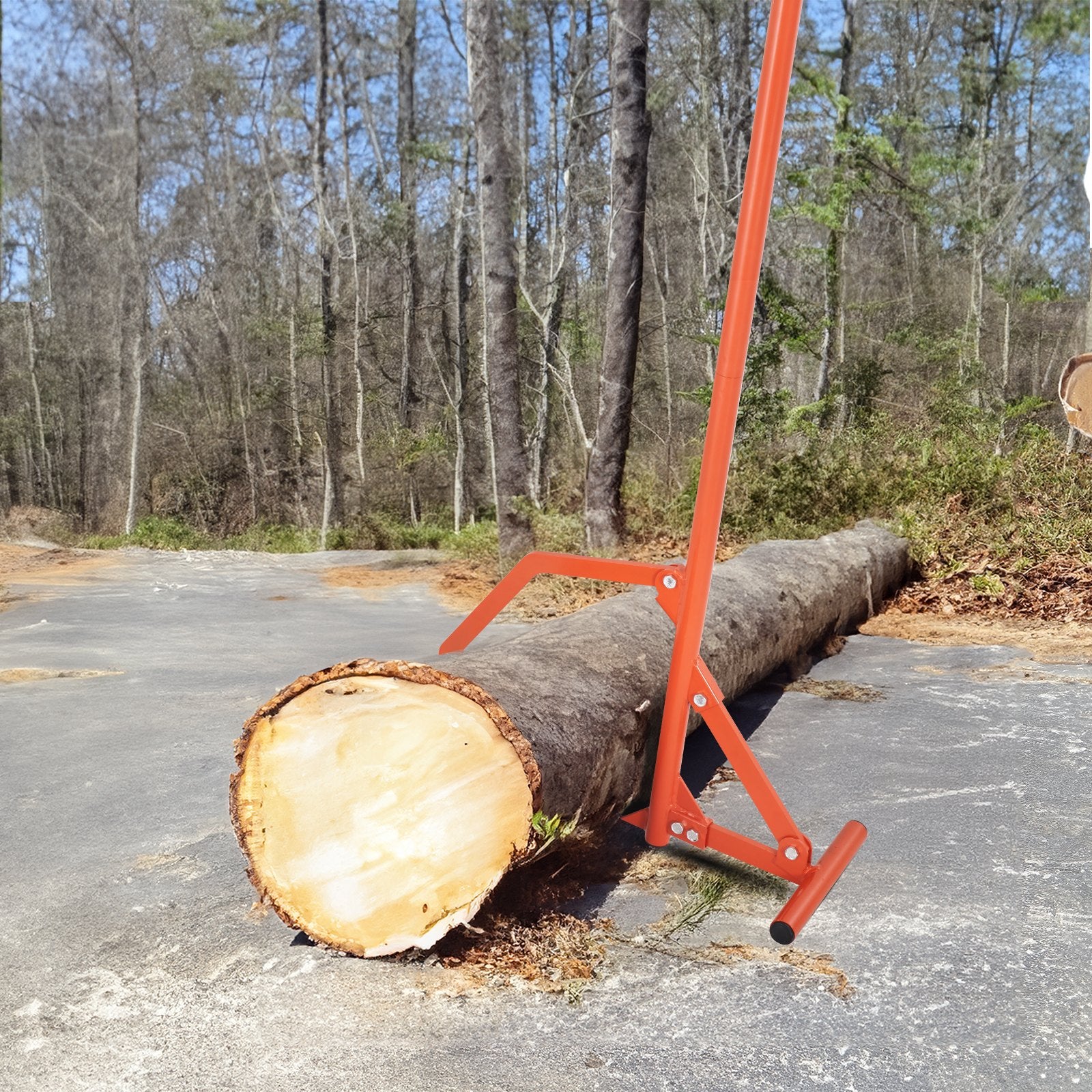 Timberjack, 46.5 in, Heavy Duty Steel Log Roller, Log Lifter with Adjustable Cant Hook, Logging Tools Log V952-YMQJDSJZDZXTMNCF6V0