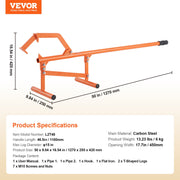 Timberjack, 46.5 in, Heavy Duty Steel Log Lifter, Log Roller with Adjustable Cant Hook, Logging Tools Log V952-YMQJDSZDTIMB107OFV0