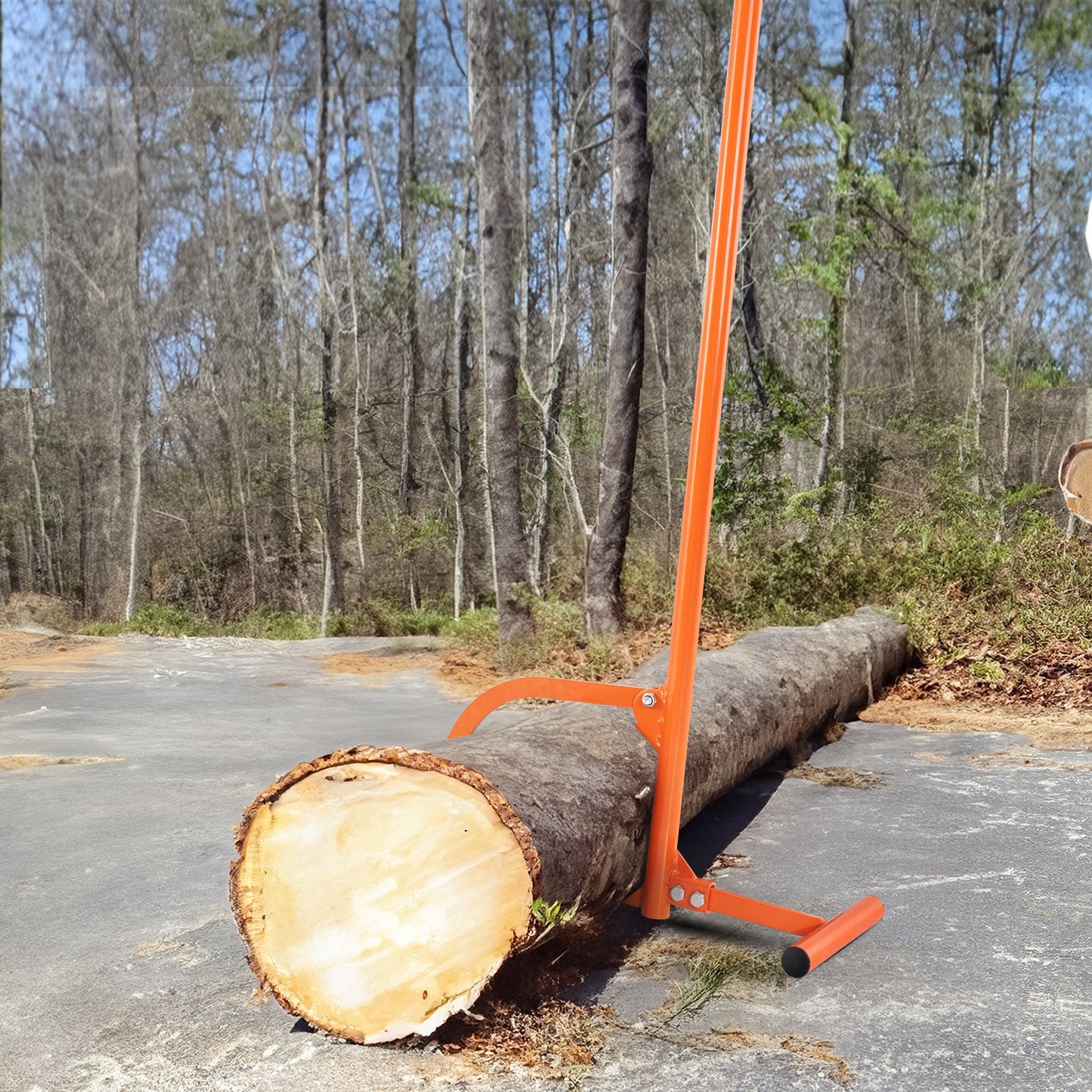 Timberjack, 48 in, Heavy Duty Log Lifter with Metal Handle, Log Roller with Adjustable Cant Hook, Logging V952-YMQJDTZZDTIMHMXR7V0