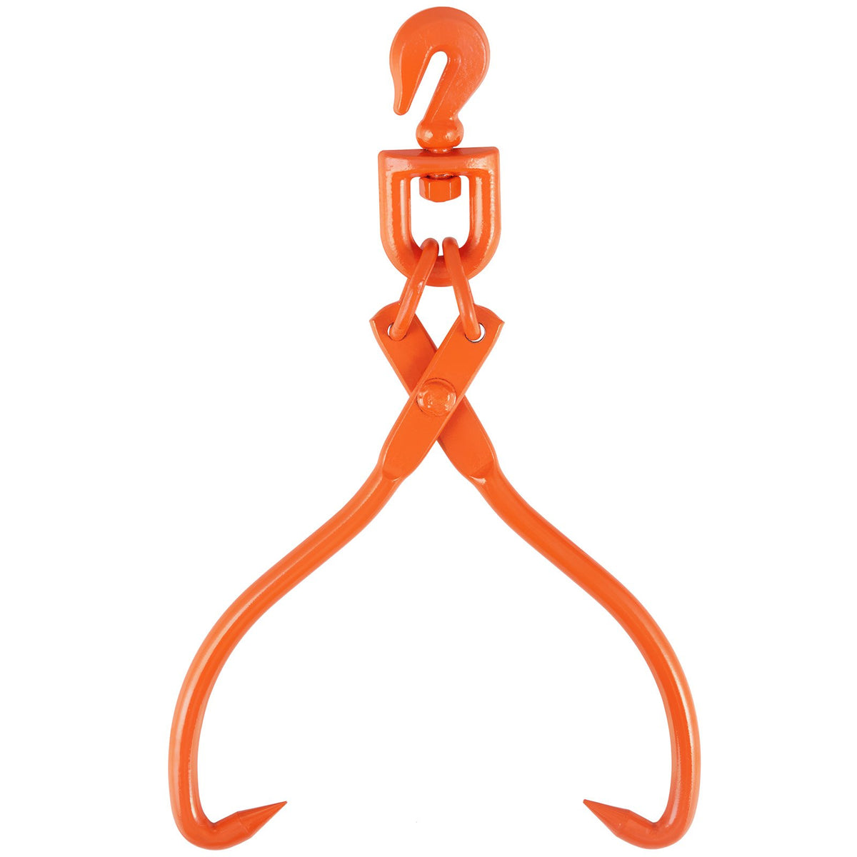 Log Skidding Tongs, 45.7cm 2 Claw Log Lifting Tongs, Heavy Duty Rotating Steel Lumber Skidding Tongs, 350 kg V952-YMQZQ18YC2ZK618WUV0