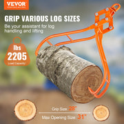 Timber Claw Hook, 28 inch 4 Claw Log Grapple for Logging Tongs, Swivel Steel Log Lifting Tongs, Eagle Claws V952-YMQZQ28YC4ZK7BDLEV0