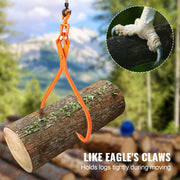 Log Skidding Tongs, 81.3cm 2 Claw Log Lifting Tongs, Heavy Duty Rotating Steel Lumber Skidding Tongs, 700 kg V952-YMQZQ32YC2ZK2CS2WV0