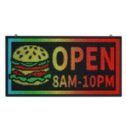 27x14in Programmable LED Sign Digital Scrolling Display Board P5 Fullcolor V952-YPGDGGP27X14UGXN8001V3