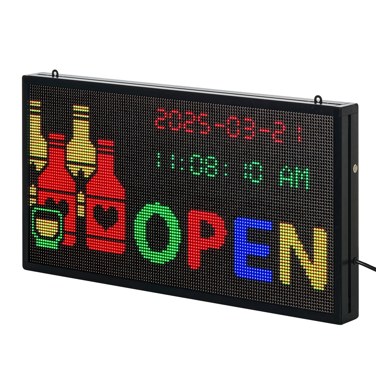 27x14in Programmable LED Sign Digital Scrolling Display Board P5 Fullcolor V952-YPGDGGP27X14UGXN8001V3