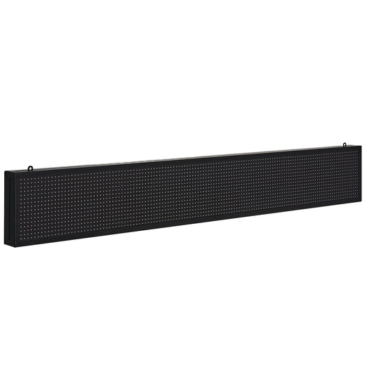 Programmable LED Sign, P10 Full Color Flexible Digital Scrolling Panel, DIY Custom Text Pattern GIF Display V952-YPGDGGP52X8YHHXKZ001V3