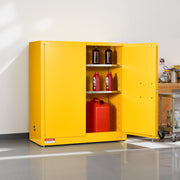Flammable Cabinet, 109.2 x 46 x 118 cm, 29 Gallon Flammable Storage Cabinet with Adjustable Shelf, V952-YRFBJ11210942VXML001V0