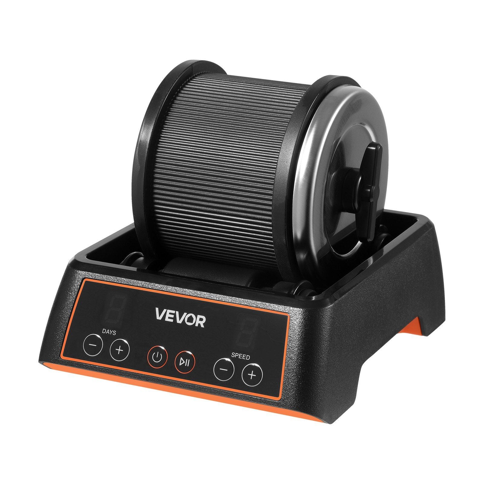 Rock Tumbler, 0.45kg Rock Polishing Machine, Rocks Tumbling Kit with 4-Speed Adjustment, 1-9 Day Timer, V952-YSDMJHS4DDSSY72ED001V3