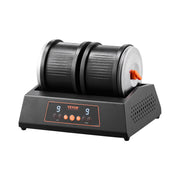 Rock Tumbler Machine 8 lbs Rock Polishing Kit 9 Speed 9-Day Timer Dual Barrels V952-YSDMJHSSDKDZ5TZXTV3
