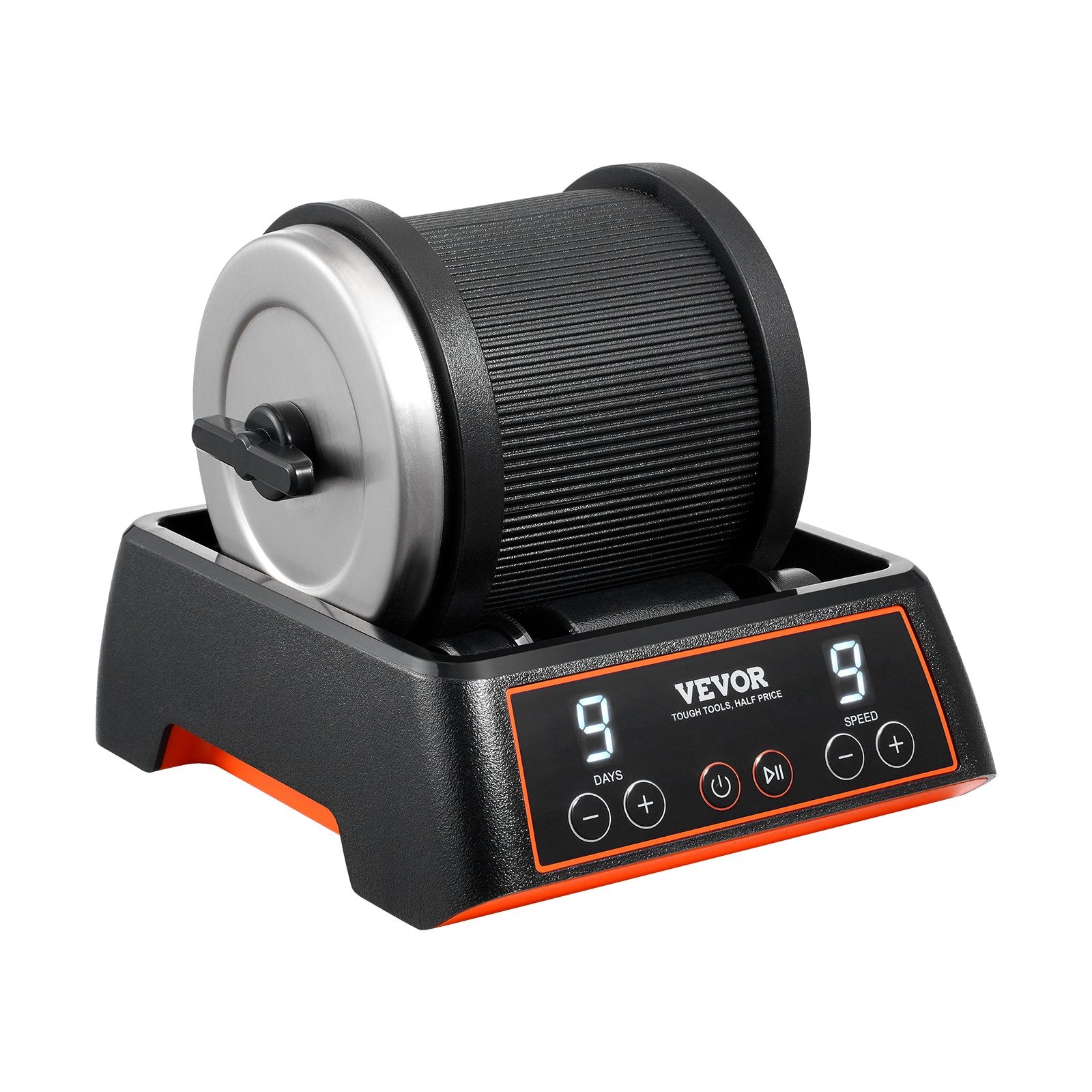 Rock Tumbler Kit, 2.5 lbs Rock Polishing Kit, 9 Speed Settings 9-Day Polishing Timer Stone Polishing Kit, V952-YSDMJHSSDKDZ8H48PV3