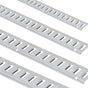 E Track Tie-Down Rail Kit, 24PCS 1524 mm E-Tracks Set Includes 8 Steel Rails & 8 O-Rings & 8 Tie-Offs with V952-YSDXE5FT32PCSRMMSV0
