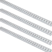 E Track Tie-Down Rail Kit, 24PCS 1524 mm E-Tracks Set Includes 8 Steel Rails & 8 O-Rings & 8 Tie-Offs with V952-YSDXE5FT32PCSRMMSV0
