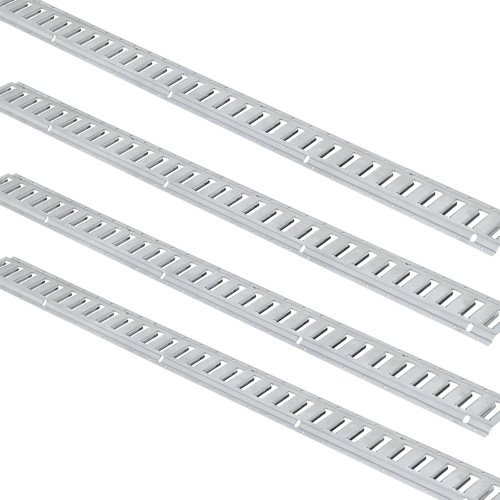 E Track Tie-Down Rail Kit, 24PCS 1524 mm E-Tracks Set Includes 8 Steel Rails & 8 O-Rings & 8 Tie-Offs with V952-YSDXE5FT32PCSRMMSV0