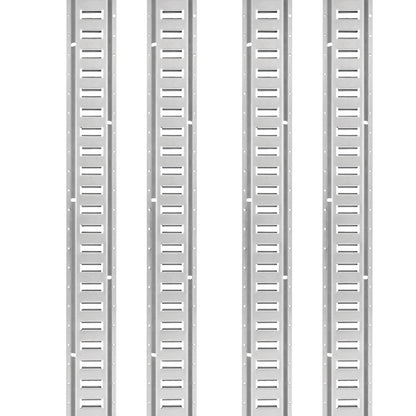 E Track Tie-Down Rail Kit, 24PCS 1524 mm E-Tracks Set Includes 8 Steel Rails & 8 O-Rings & 8 Tie-Offs with V952-YSDXE5FT32PCSRMMSV0