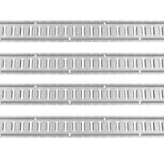 E Track Tie-Down Rail Kit, 24PCS 1524 mm E-Tracks Set Includes 8 Steel Rails & 8 O-Rings & 8 Tie-Offs with V952-YSDXE5FT32PCSRMMSV0
