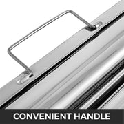 Pack of 6 Hood Filters 19.5W x 15.5H Inch, 430 Stainless Steel 5 Grooves Commercial Hood Filters, Range Hood V952-YSFLQ6PCS5C20X16YV0