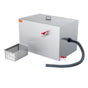 Commercial Grease Trap, 40 LBS Grease Interceptor, Side Inlet Interceptor, Under Sink Stainless Steel Grease V952-YSFLQCRKYSBX1GX1DV0