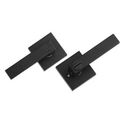Privacy Door Handle, 1 Pack Matte Black Door Lever, Left or Right Handing Reversible Lever with Keyless Lock, V952-YSMJSBSFX1J0BRWN9V0