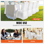 Stretch Spandex Folding Chair Covers, Universal Fitted Chair Cover with Skirt, Removable Washable Protective V952-YTBS4PCSZKHB8CTN7V0