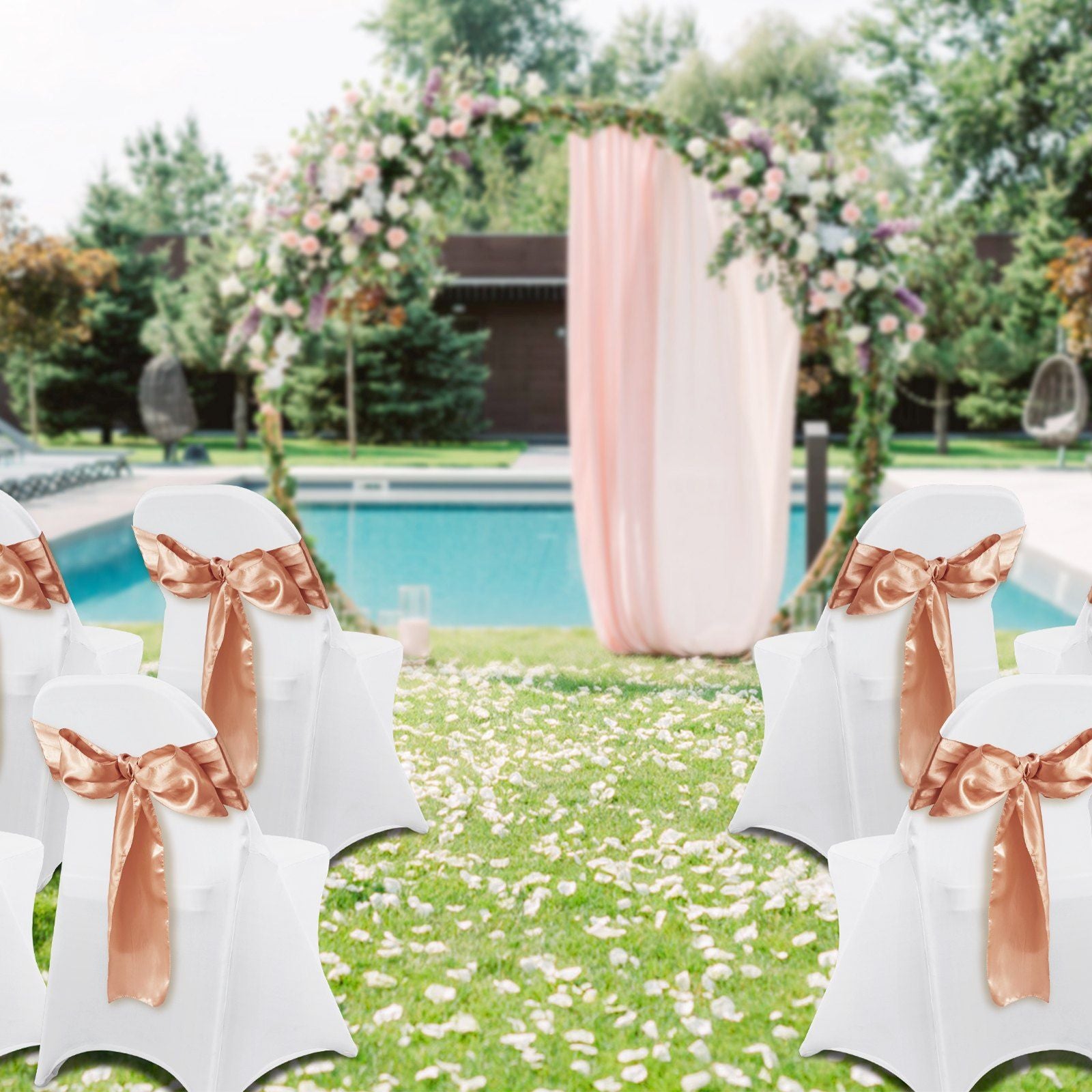 Stretch Spandex Folding Chair Covers, Universal Fitted Chair Cover, Removable Washable Protective Slipcovers, V952-YTBS50PCSDKQQ89VLV0