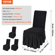 Stretch Spandex Folding Chair Covers, Universal Fitted Chair Cover with Skirt, Removable Washable Protective V952-YTHS4PCSZKHBW3O75V0