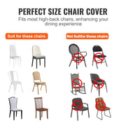 Stretch Spandex Folding Chair Covers, Universal Fitted Chair Cover, Removable Washable Protective Slipcovers, V952-YTHS50PCSZKQOHXZ1V0