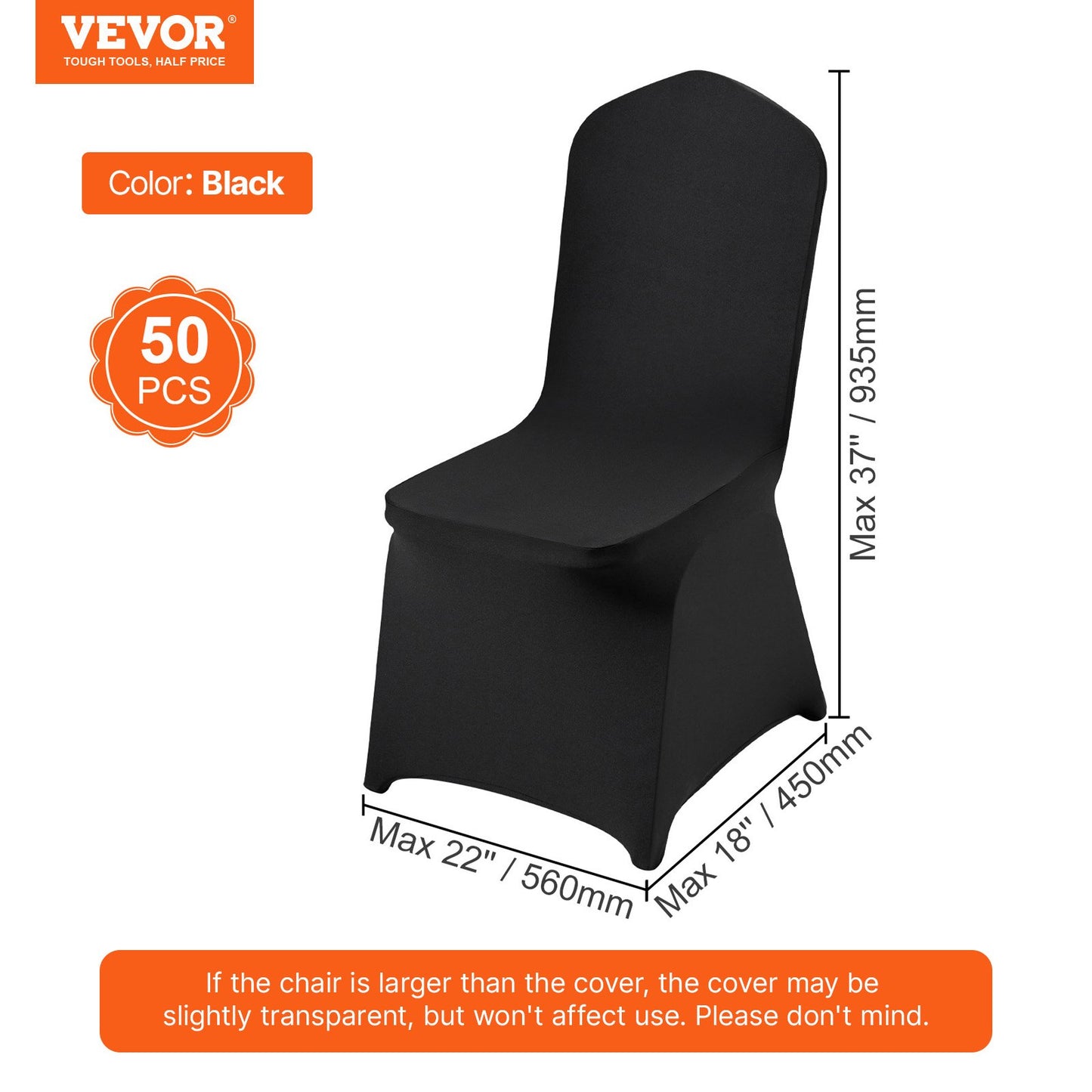 Stretch Spandex Folding Chair Covers, Universal Fitted Chair Cover, Removable Washable Protective Slipcovers, V952-YTHS50PCSZKQOHXZ1V0