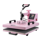 Heat Press Machine, 15 x 15 inch, 5 in 1 Heat Transfer Machine with 30 oz Tumbler Press, 360 degrees Swing V952-YTS30OZ151551FRX6V3