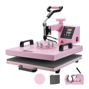 Heat Press Machine, 15 x 15 inch, 5 in 1 Heat Transfer Machine with 30 oz Tumbler Press, 360 degrees Swing V952-YTS30OZ151551FRX6V3