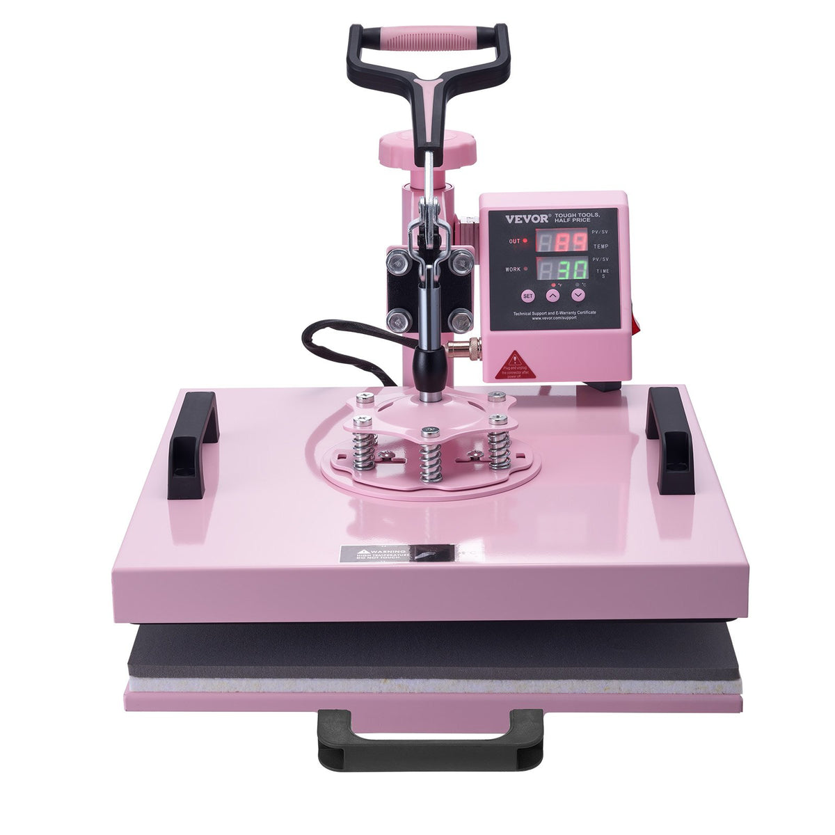 Heat Press Machine, 15 x 15 inch, 5 in 1 Heat Transfer Machine with 30 oz Tumbler Press, 360 degrees Swing V952-YTS30OZ151551FRX6V3