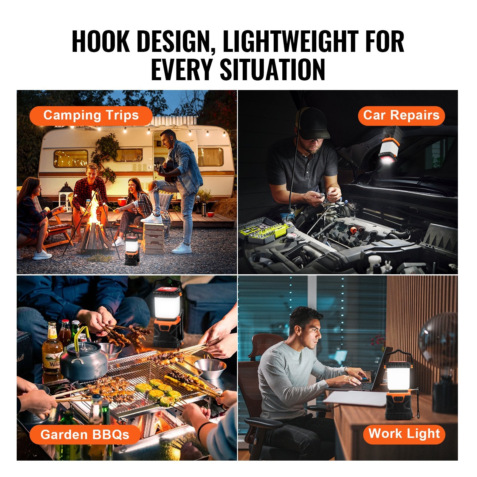 LED Camping Lantern Battery Powered All-in-one for Exceptional Experience V952-YTSBXLEDYYDG7WXS7V9