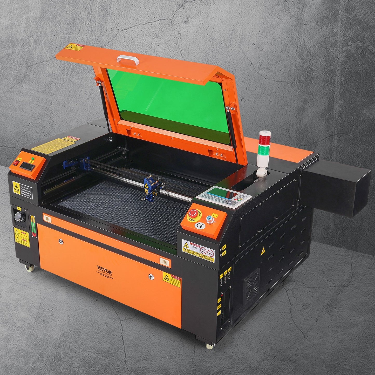 80W CO2 Laser Engraver, 500 x 700 mm, 19.7 IPS Laser Cutter Machine with 2-Way Pass Air Assist, Compatible V952-YTSDKJACCO270S9X2V3