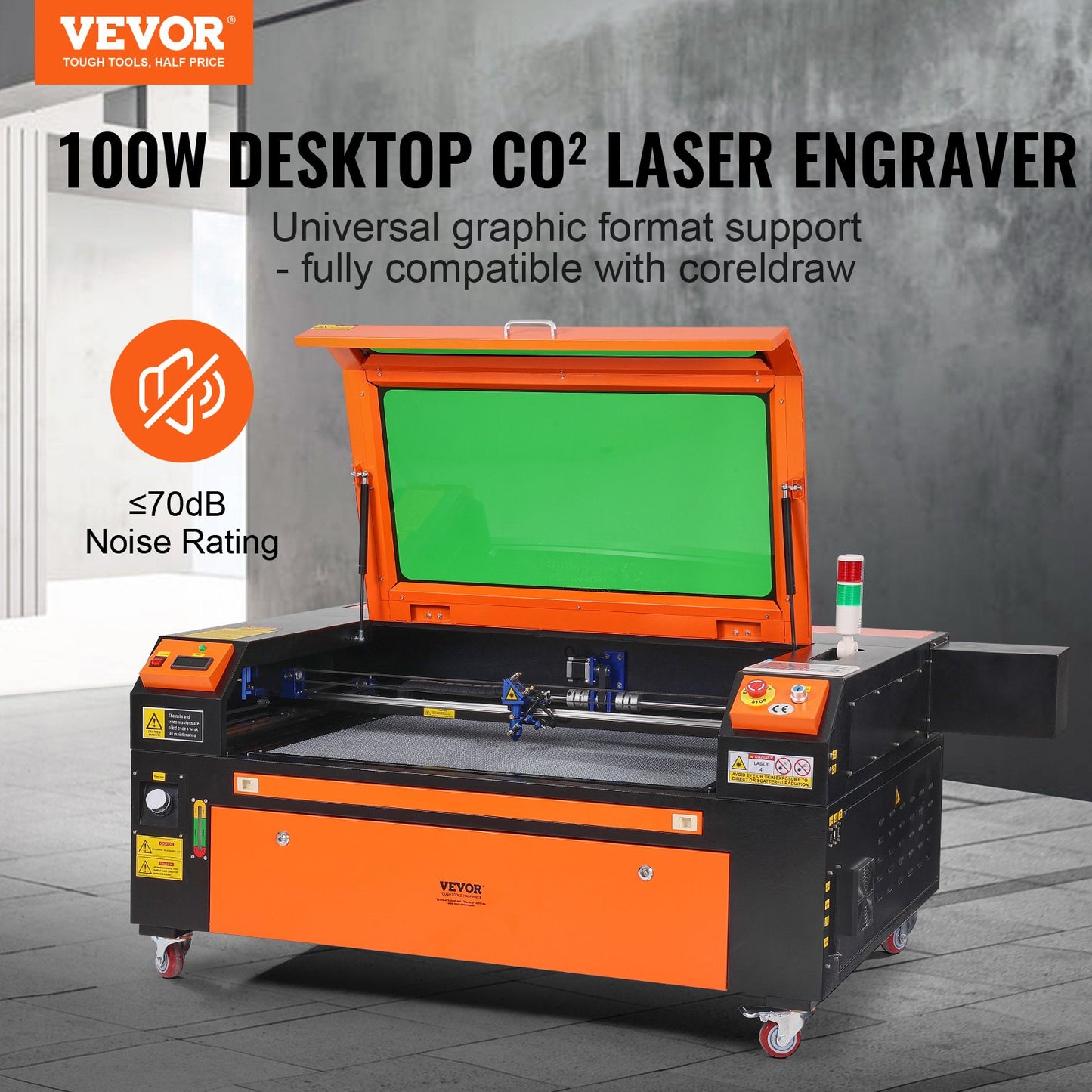 100W CO2 Laser Engraver Engraving Carving Print Machine 600x900 mm Workbed V952-YTSDKJACCO290L8BOV3