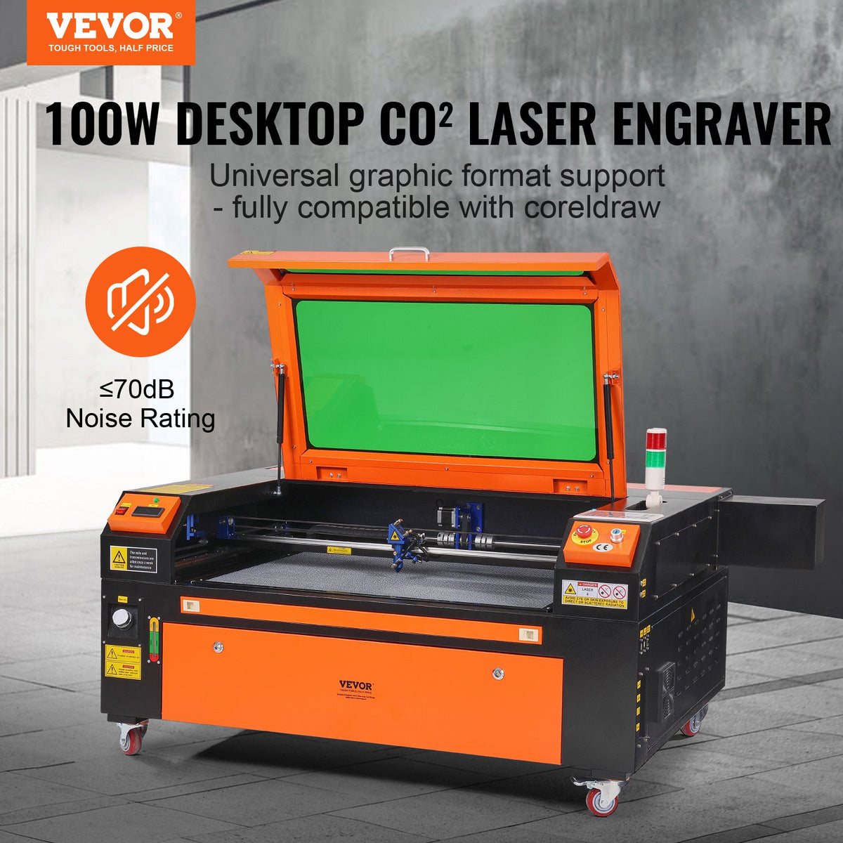 100W CO2 Laser Engraver Engraving Carving Print Machine 600x900 mm Workbed V952-YTSDKJACCO290L8BOV3