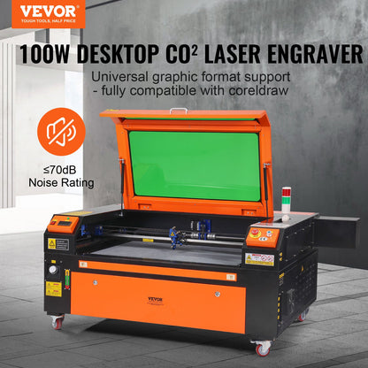 100W CO2 Laser Engraver Engraving Carving Print Machine 600x900 mm Workbed V952-YTSDKJACCO290L8BOV3