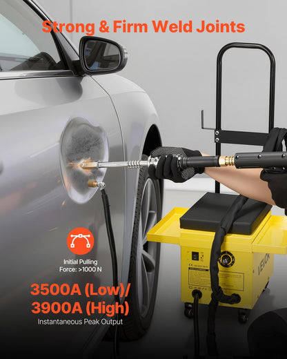 4.5KW Professional Stud Welder Dent Repair Kit with 2 Welding Guns & 6 Modes, All in One Dent Repair V952-YTSDLLZHJYTSGHELF001V3