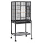54 inch Standing Large Bird Cage, Carbon Steel Flight Bird Cage for Parakeets, Cockatiels, Parrots, Macaw V952-YTSNL251753I8188WV0