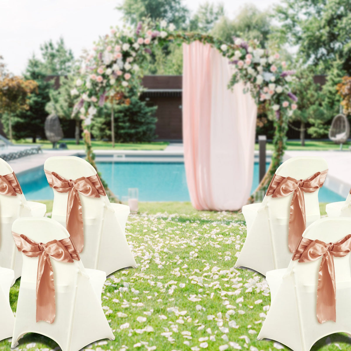 Stretch Spandex Folding Chair Covers, Universal Fitted Chair Cover, Removable Washable Protective Slipcovers, V952-YTXYB30PCSDKN2AUVV0