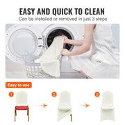 Stretch Spandex Folding Chair Covers, Universal Fitted Chair Cover, Removable Washable Protective Slipcovers, V952-YTXYB30PCSZKZ8I58V0