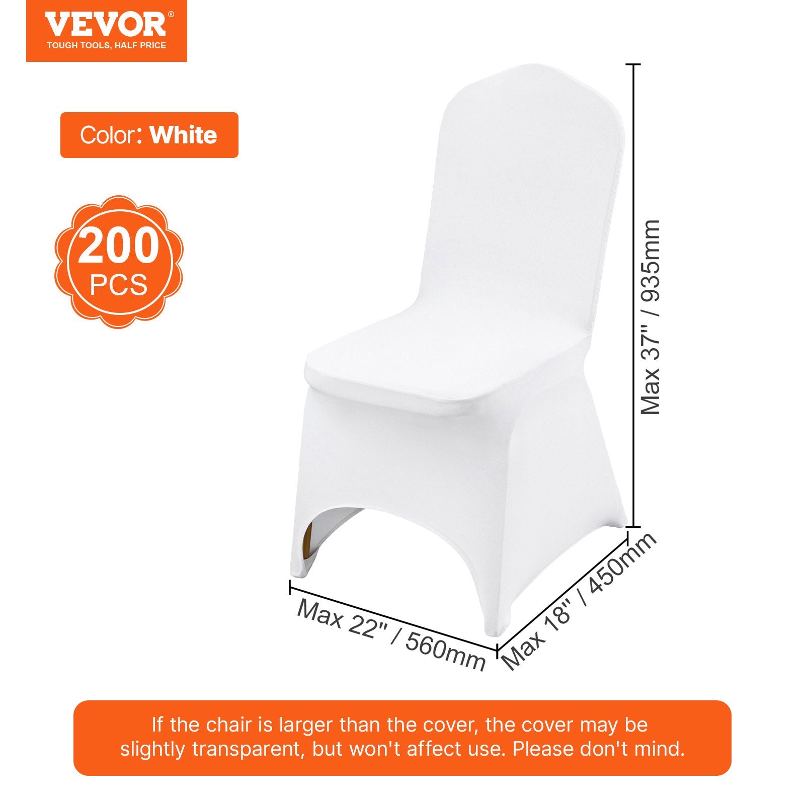 Stretch Spandex Folding Chair Covers, Universal Fitted Chair Cover, Removable Washable Protective Slipcovers, V952-YTZKQB200PCSFJWFEV0