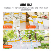 Stretch Spandex Chair Sashes, Chair Slipcover and Stretch Chair Sash with Round Buckle, Elastic Chair Bands, V952-YTZSDJS50PCS7285WV0
